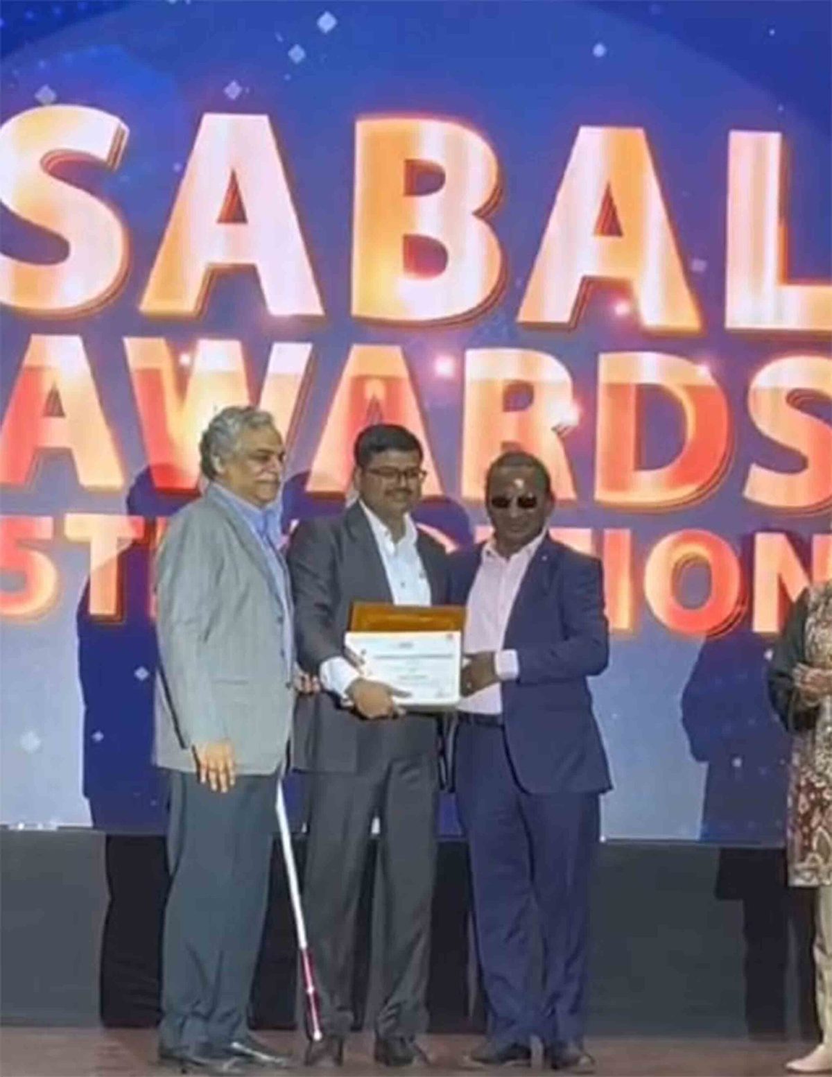 Sabal Saathi certificate and plaque from Tata Steel Foundation